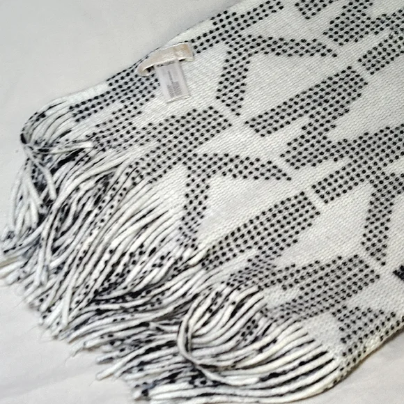 Michael Kors Monochrome Animal Print Scarf - Picture 8 of 9